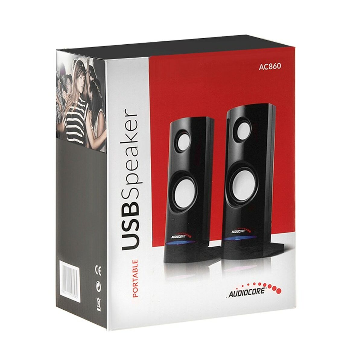 Reproduktory k PC AudioCore AC860 Černý 4 W